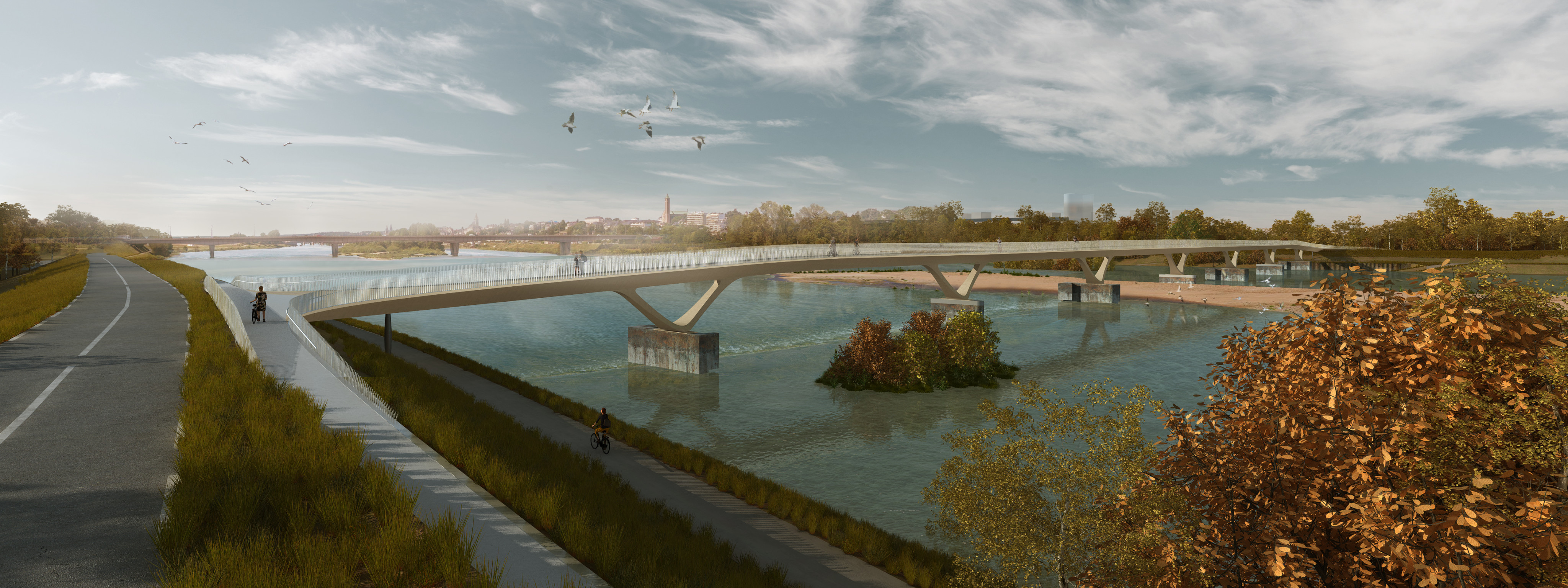 Passerelle over ‟La Loire“